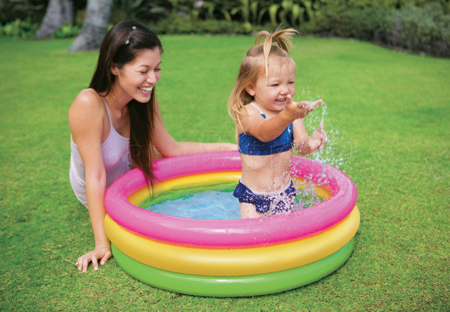        Intex 58924NP Sunset Glow Baby Pool ( 1  3 )