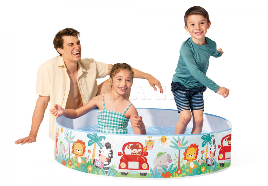 Бассейн детский Intex 58477NP Animal Adventure Snapset Pool (от 3 лет)