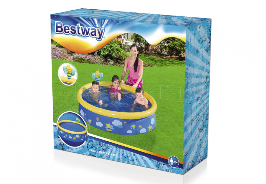   Bestway 57326 My First Fast Set Spray Pool (152  38 )