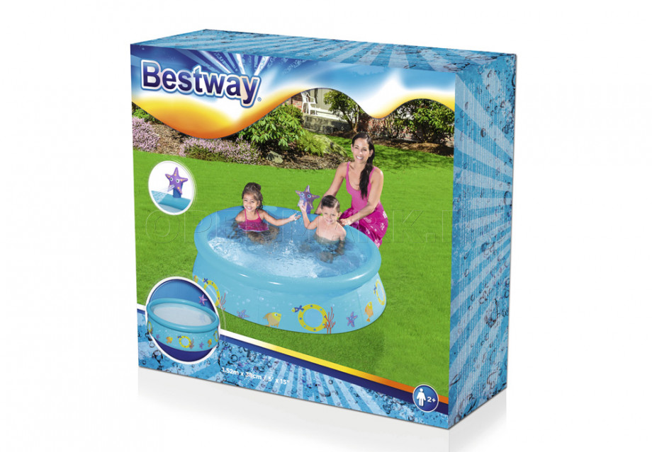   Bestway 57326 My First Fast Set Spray Pool (152  38 )