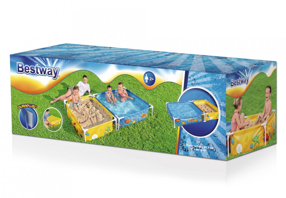     Bestway 561CF My First Frame Pool and Sandpit (213  122  30.5 )