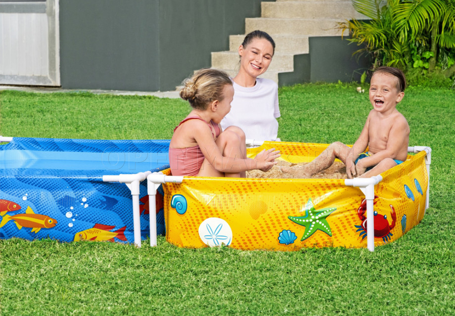     Bestway 561CF My First Frame Pool and Sandpit (213  122  30.5 )