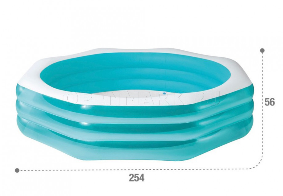    Intex 58492NP Swim Center Octagonal Family Pool ( 6 )