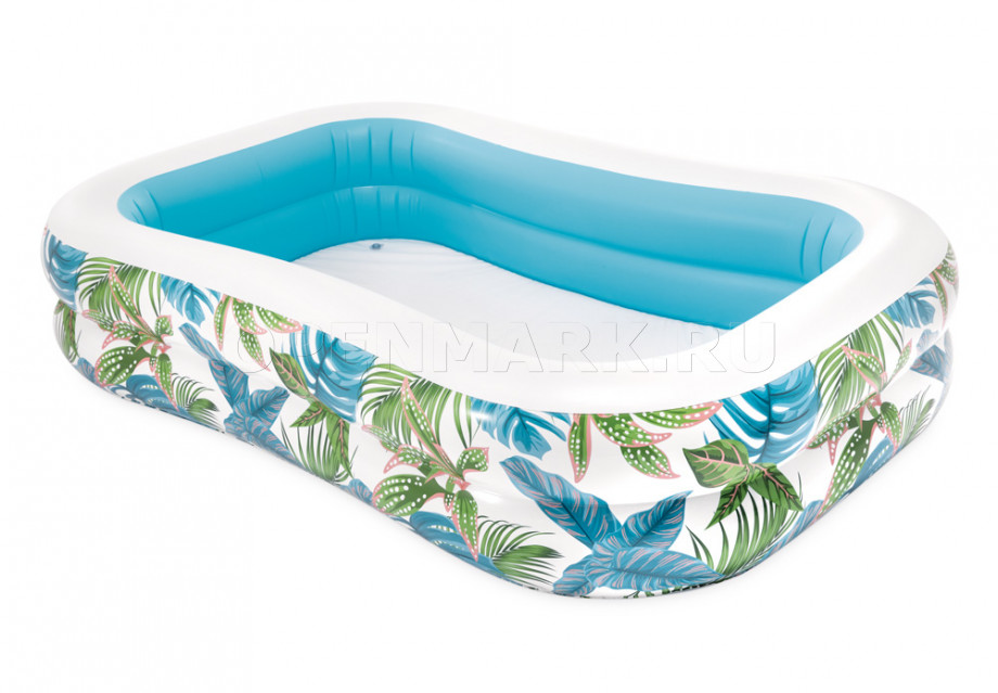 Надувной семейный бассейн Тропики Intex 57177NP Tropical Swim Center Family Pool (от 3 лет)