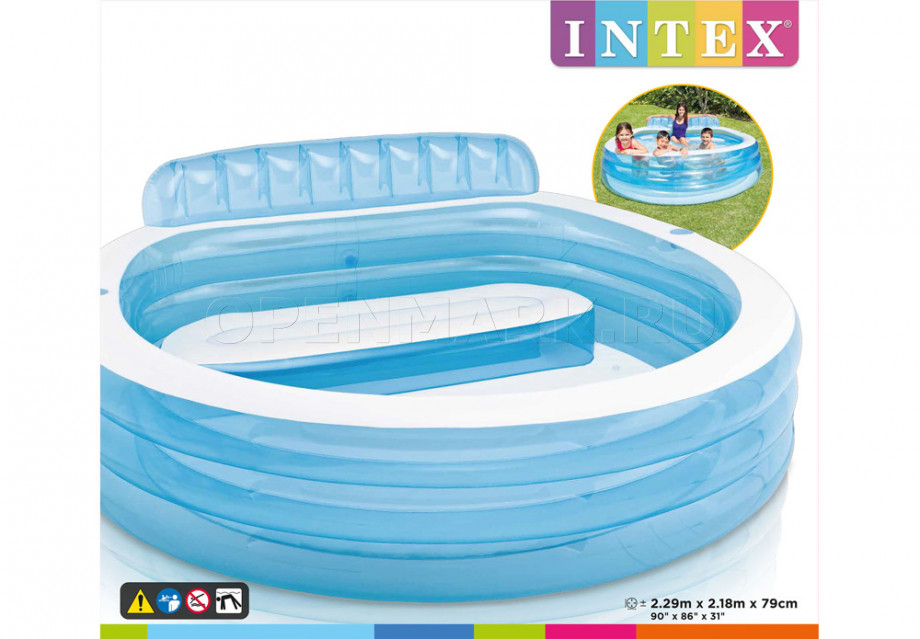      Intex 57190NP Swim Center Family Lounge Pool ( 3 )