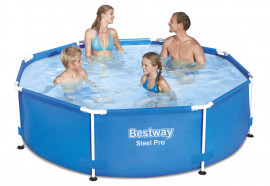   Bestway 5614C Steel Pro Frame Pool (244  76 ) +   