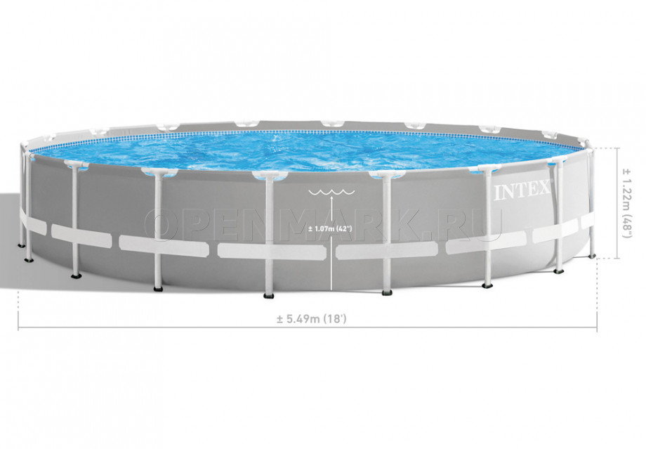   Intex 26732WP Prism Frame Pool (549  122 ) + 