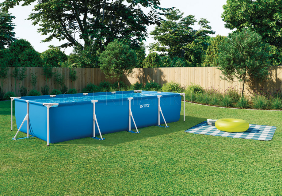   Intex 28273NP Rectangular Frame Pool (450  220  84 )