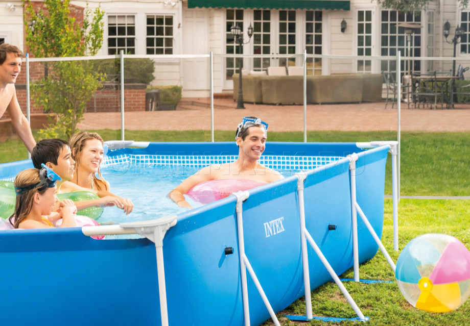   Intex 28273NP Rectangular Frame Pool (450  220  84 )