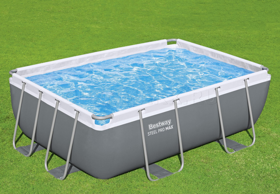   Bestway 56629 Steel Pro Max Rectangular Frame Pool (282  196  84 ) +   