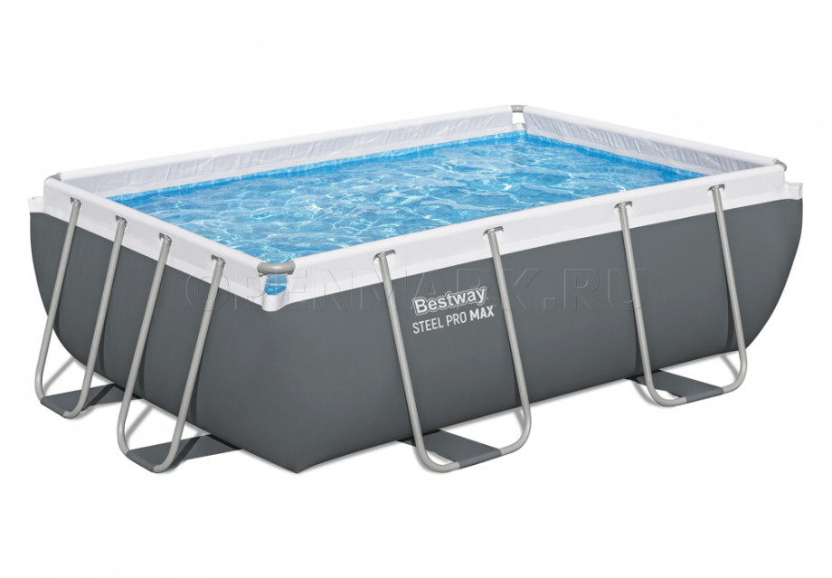   Bestway 56629 Steel Pro Max Rectangular Frame Pool (282  196  84 ) +   