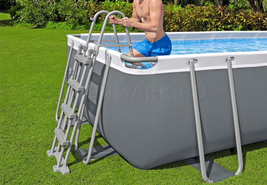   Bestway 56670 Steel Pro Max Rectangular Frame Pool (488  244  122 ) +    + 