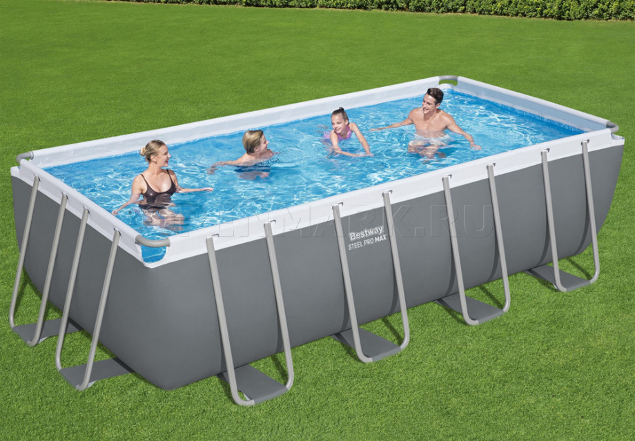   Bestway 56670 Steel Pro Max Rectangular Frame Pool (488  244  122 ) +    + 