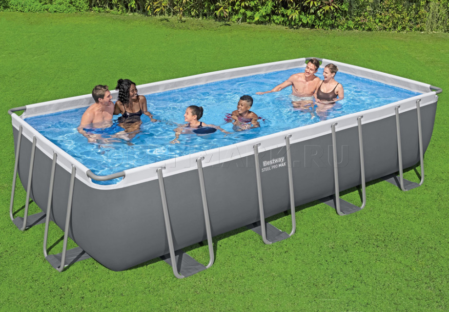   Bestway 56465 Steel Pro Max Rectangular Frame Pool (549  274  122 ) +    + 