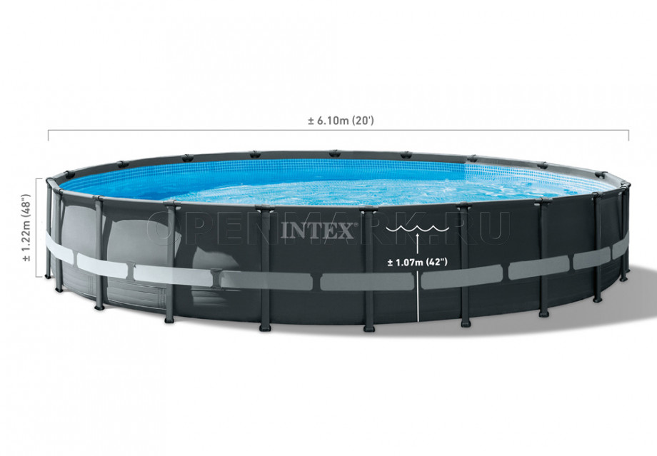   Intex 26334WP Ultra XTR Frame Pool (610  122 ) + 