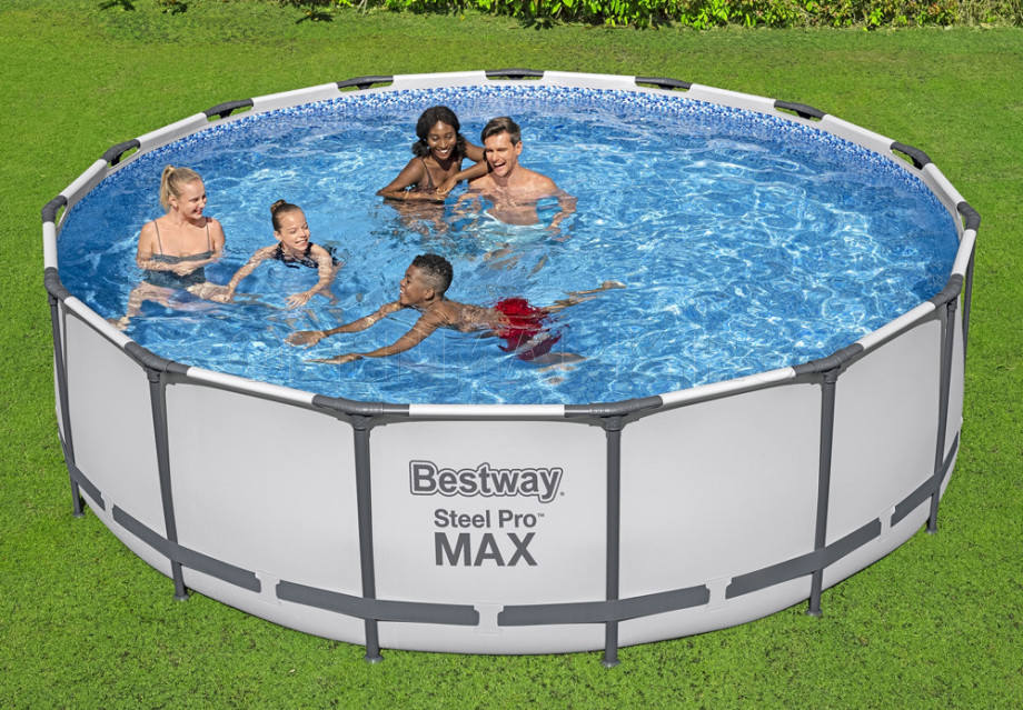   Bestway 56438 Steel Pro Max Frame Pool (457  122 ) +    + 