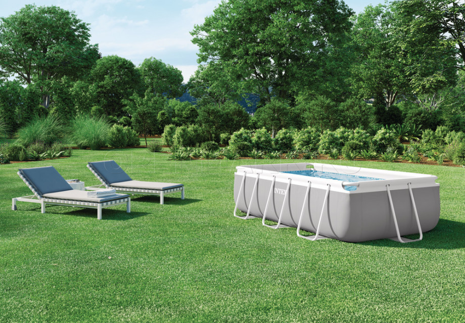   Intex 26784WPA Rectangular Prism Frame Pool (300  175  80 )