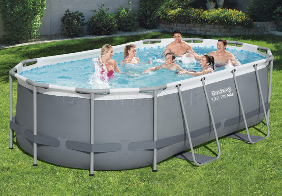   Bestway 56620 Steel Pro Max Oval Frame Pool (427  250  100 ) +    + 