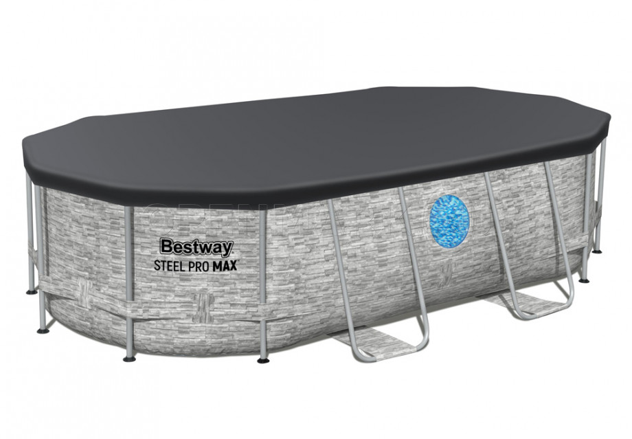   Bestway 56714 Steel Pro Max Oval Frame Pool (427  250  100 ) +    + 