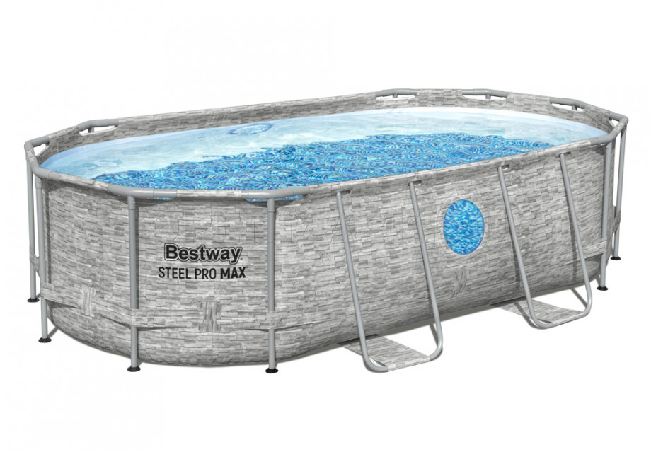   Bestway 56714 Steel Pro Max Oval Frame Pool (427  250  100 ) +    + 