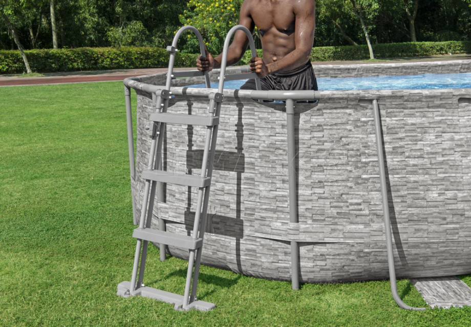   Bestway 56714 Steel Pro Max Oval Frame Pool (427  250  100 ) +    + 