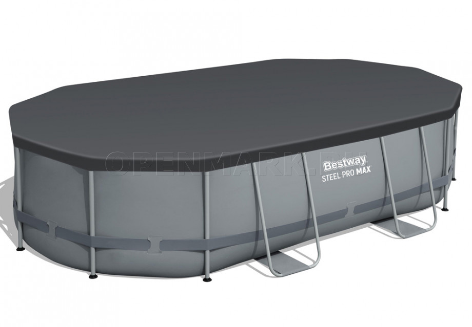   Bestway 56448 Steel Pro Max Oval Frame Pool (488  305  107 ) +    + 