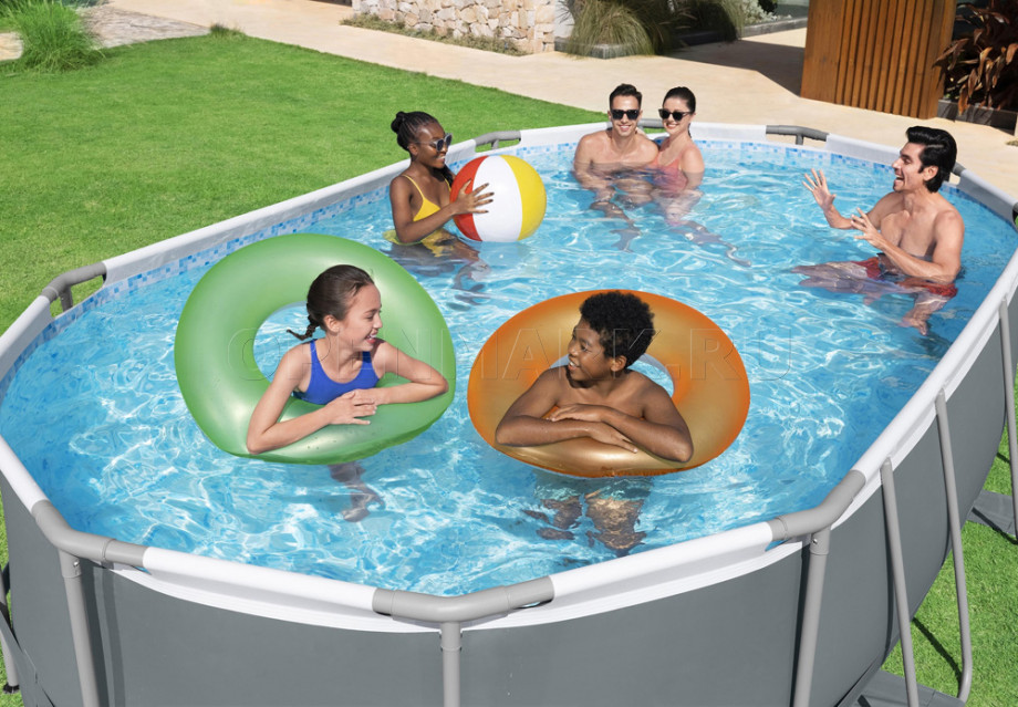   Bestway 56448 Steel Pro Max Oval Frame Pool (488  305  107 ) +    + 