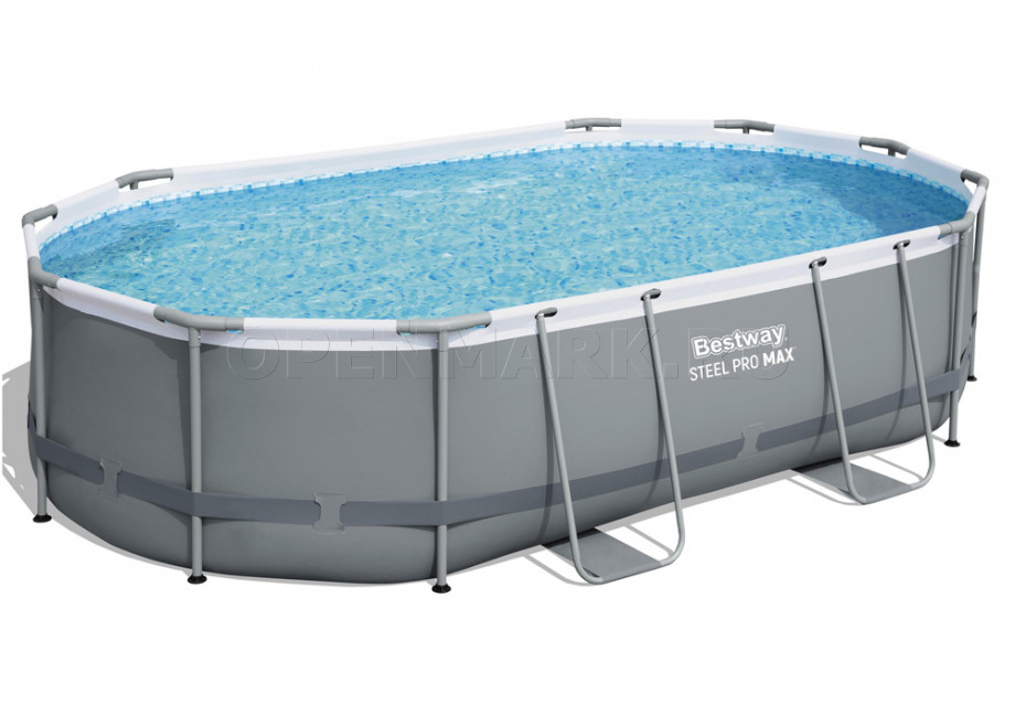   Bestway 56448 Steel Pro Max Oval Frame Pool (488  305  107 ) +    + 