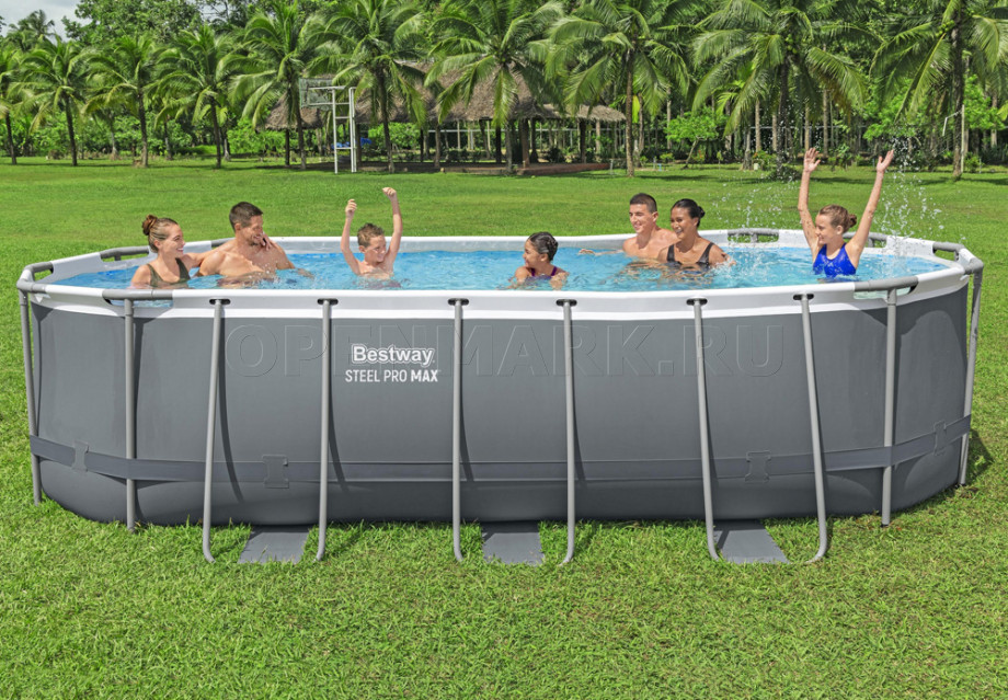   Bestway 56710 Steel Pro Max Oval Frame Pool (549  274  122 ) +    + 