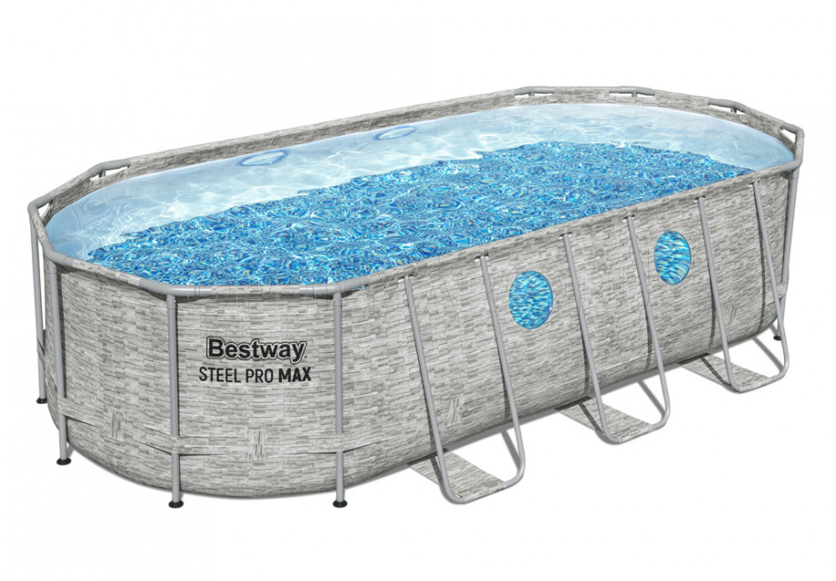   Bestway 56716 Steel Pro Max Oval Frame Pool (549  274  122 ) +    + 
