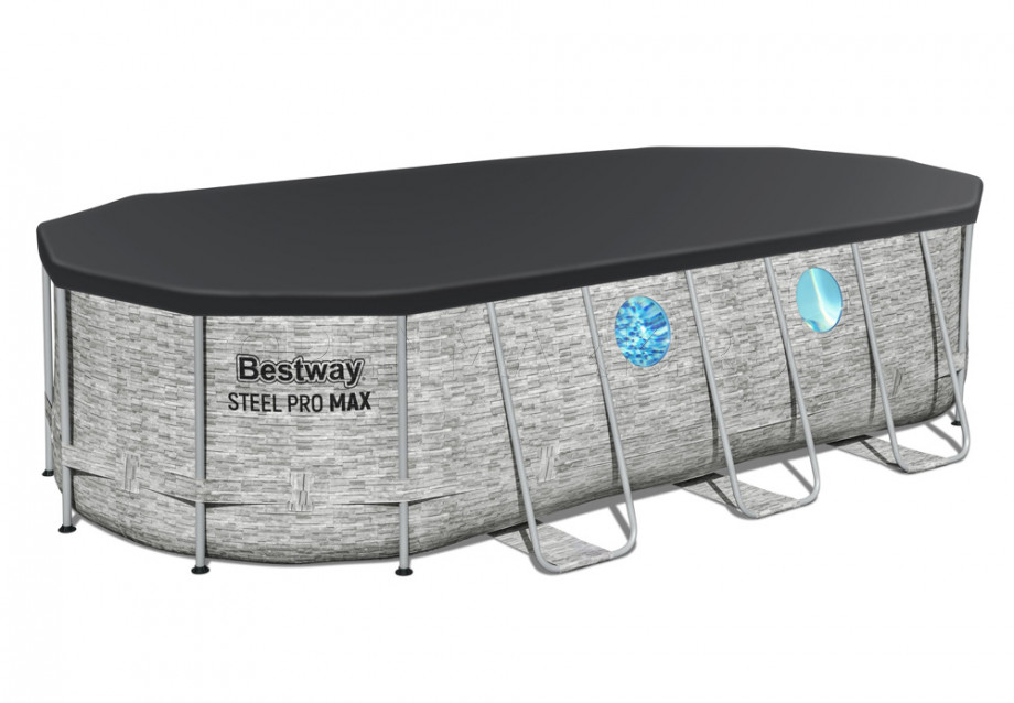   Bestway 56716 Steel Pro Max Oval Frame Pool (549  274  122 ) +    + 