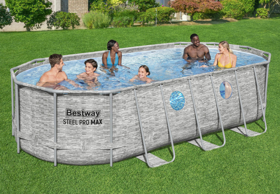   Bestway 56716 Steel Pro Max Oval Frame Pool (549  274  122 ) +    + 