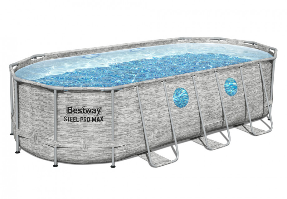   Bestway 56716 Steel Pro Max Oval Frame Pool (549  274  122 ) +    + 