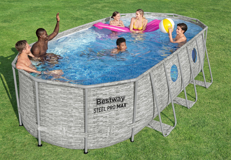   Bestway 56716 Steel Pro Max Oval Frame Pool (549  274  122 ) +    + 
