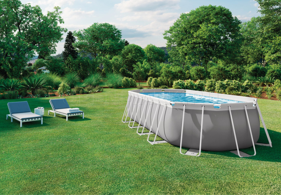   Intex 26798WPA Oval Prism Frame Pool (610  305  122 )