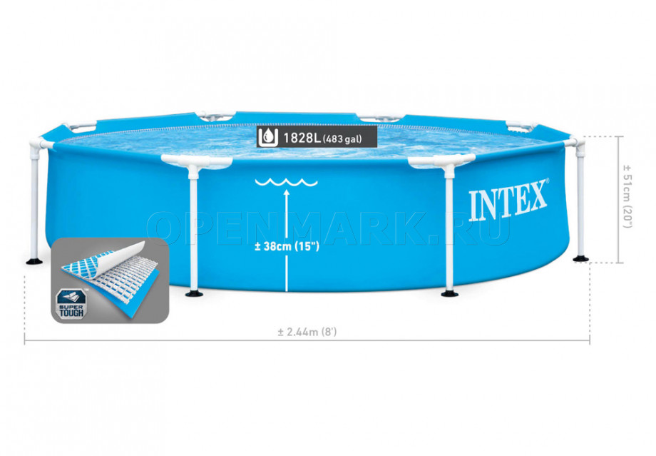   Intex 28205NP Metal Frame Pool (244  51 )