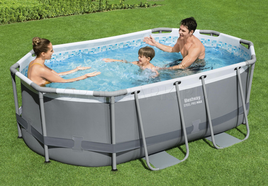   Bestway 5614A Steel Pro Max Oval Frame Pool (305  200  84 ) +   