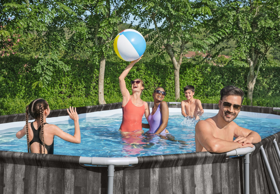   Bestway 5611R Steel Pro Max Oval Frame Pool (610  366  122 ) +    + 