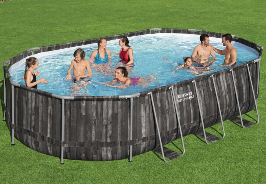  Bestway 5611R Steel Pro Max Oval Frame Pool (610  366  122 ) +    + 