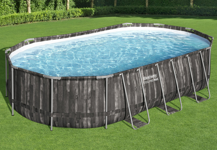   Bestway 5611R Steel Pro Max Oval Frame Pool (610  366  122 ) +    + 