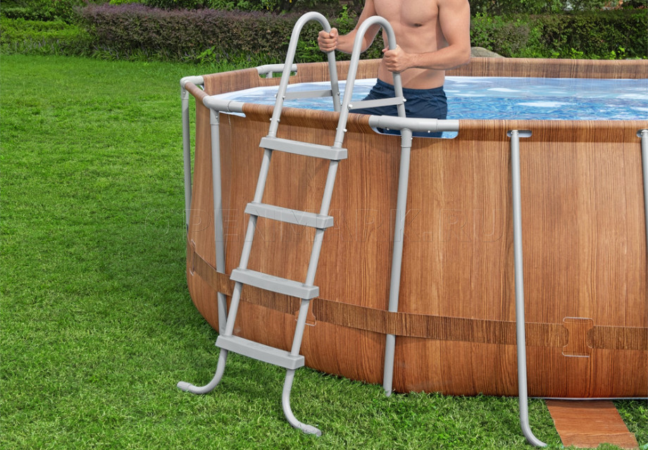   Bestway 56719 Steel Pro Max Oval Frame Pool (610  366  122 ) +    + 