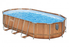   Bestway 56719 Steel Pro Max Oval Frame Pool (610  366  122 ) +    + 