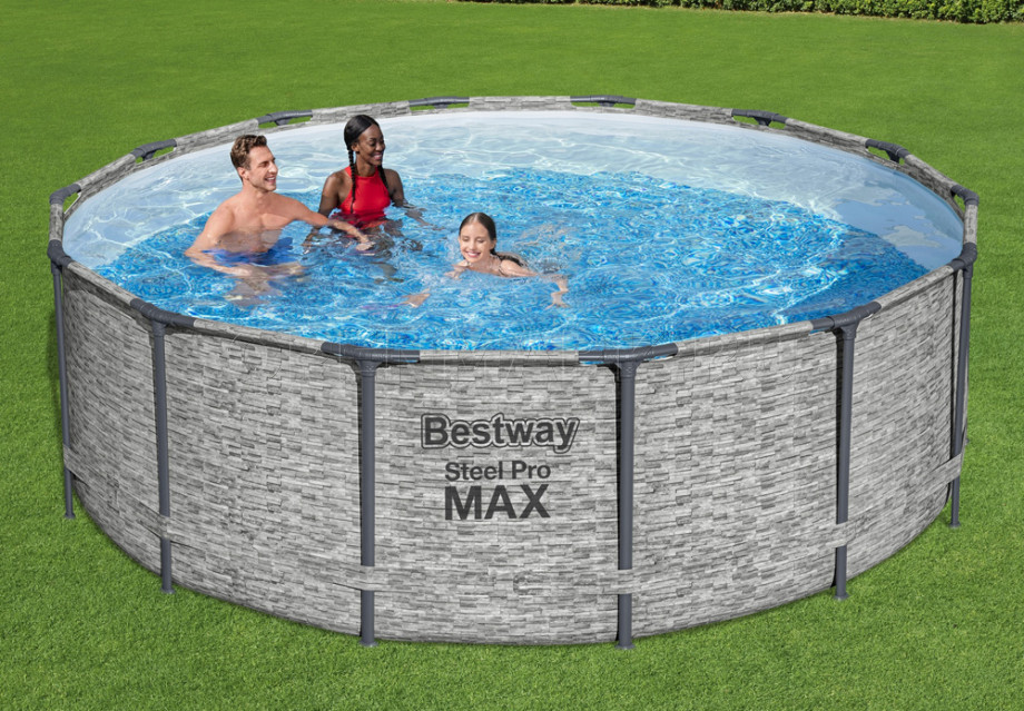   Bestway 5619D Steel Pro Max Frame Pool (427  122 ) +    + 