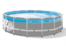   Intex 26730NP Prism Frame Clearview Pool (488  122 ) +    + 