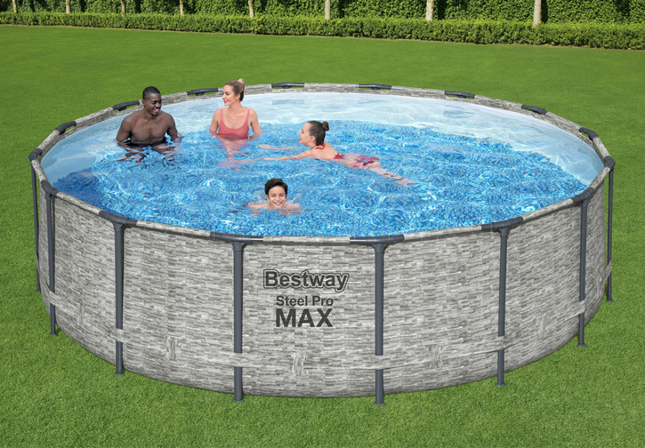   Bestway 5619E Steel Pro Max Frame Pool (488  122 ) +    + 