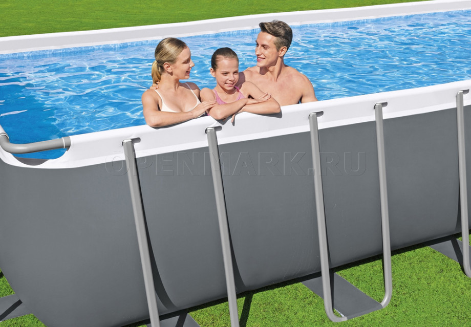   Bestway 5619Q Power Steel Rectangular Frame Pool (549  274  132 ) +    + 