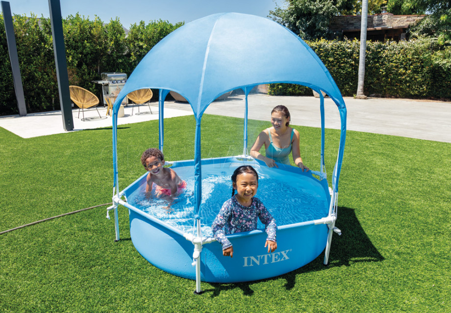   Intex 28209NP Canopy Metal Frame Pool (183  38 )
