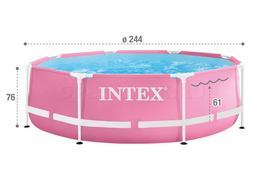   Intex 28292NP Metal Frame Pool (244  76 ) +   