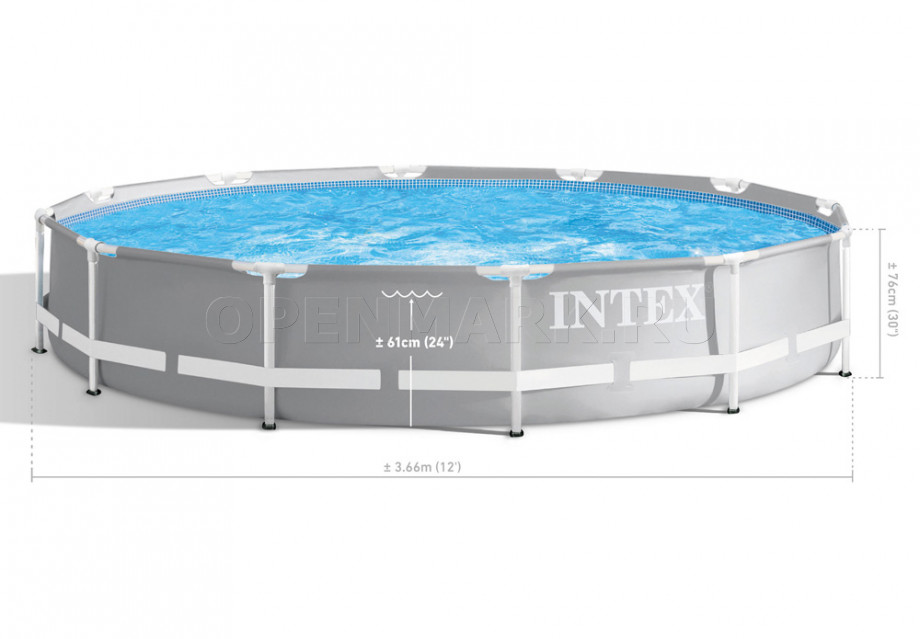   Intex 54712CS Prism Frame Pool (366  76 ) +    + 