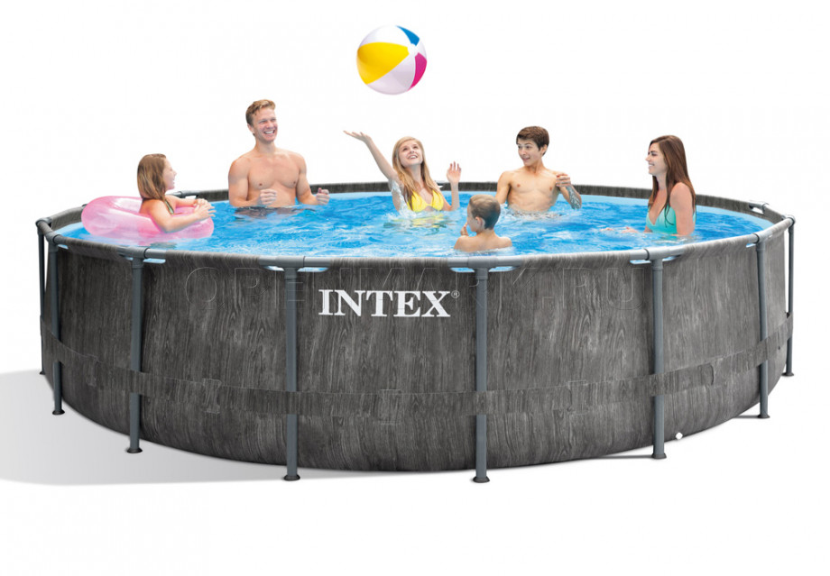   Intex 54742CS Greywood Prism Frame Pool (457  122 ) +    +  + 